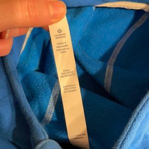 Lulu lemon blue hoodie